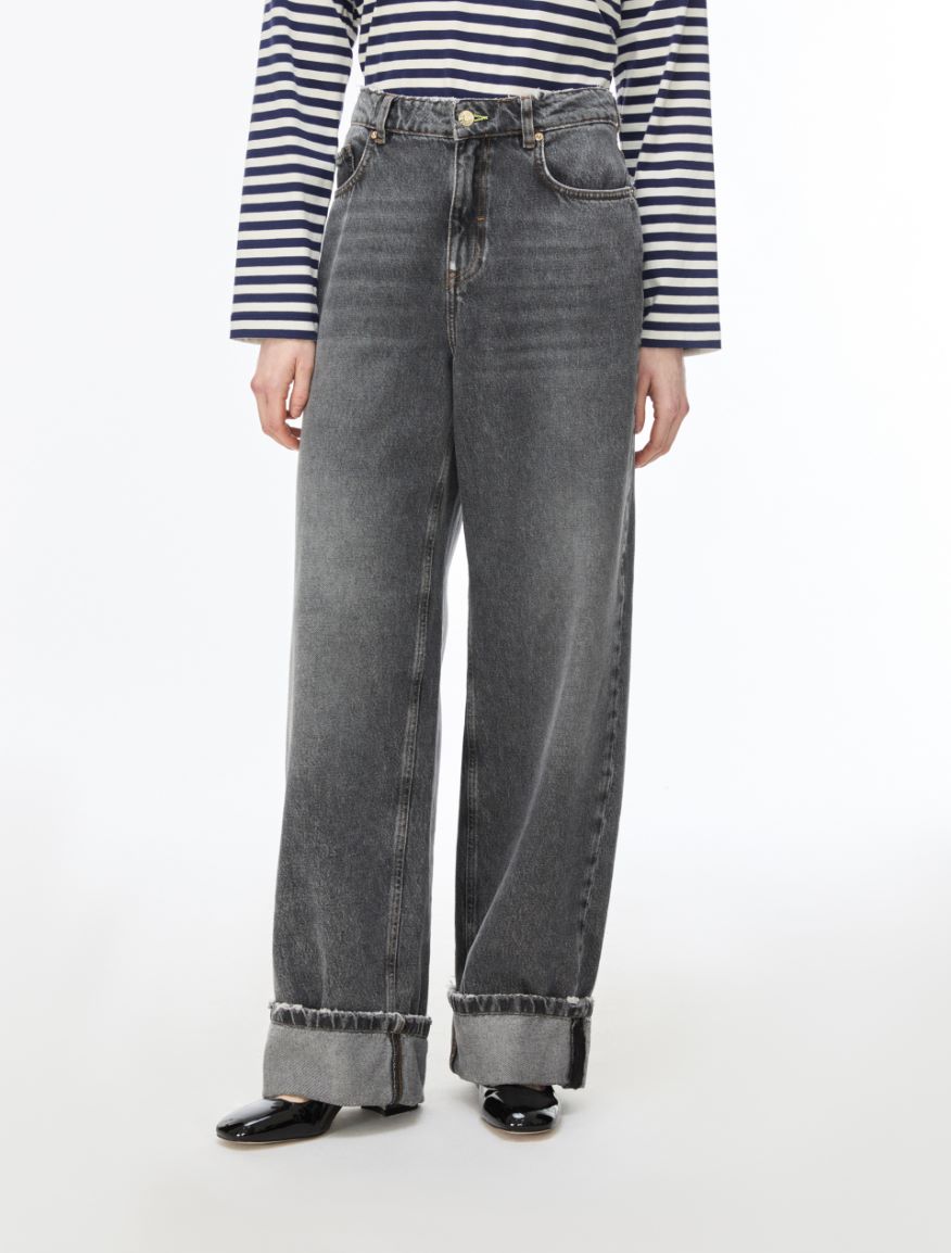 Boyfriend jeans - BLACK - iBlues