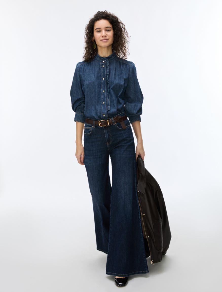Over-flare jeans - BLUE JEANS - iBlues