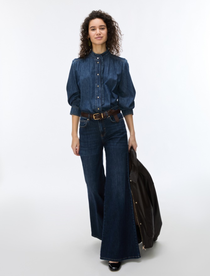 Over-flare jeans - BLUE JEANS - iBlues