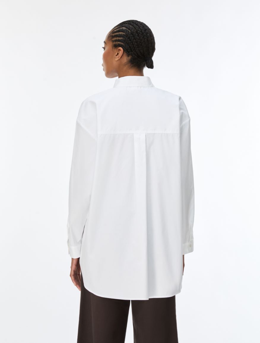 Cotton shirt - OPTICAL WHITE - iBlues - 2