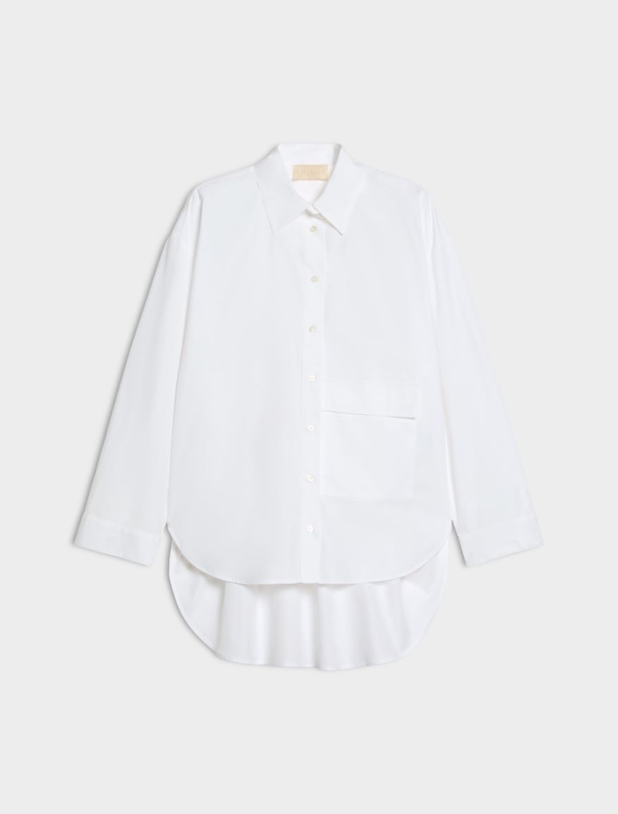 Cotton shirt - OPTICAL WHITE - iBlues - 5