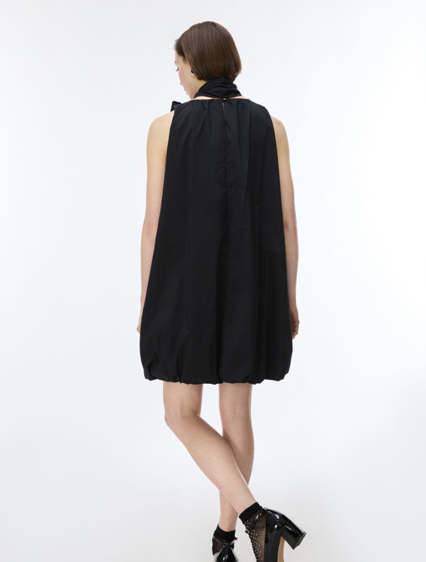 Taffeta dress - BLACK - iBlues - 2
