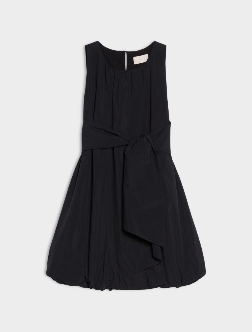 Taffeta dress - BLACK - iBlues - 5
