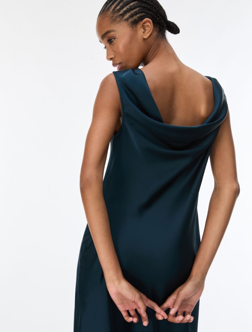 Satin dress - OIL - iBlues - 3