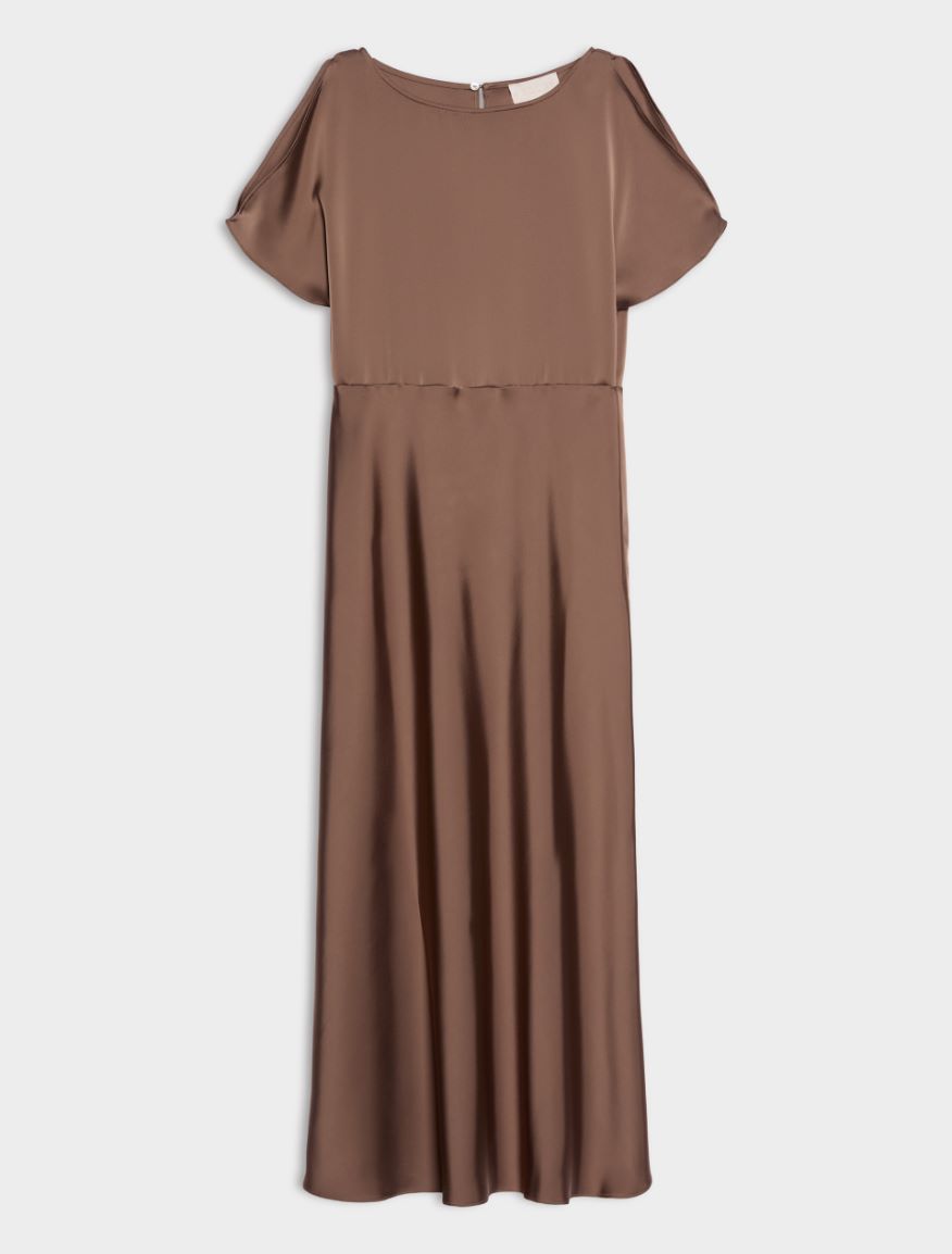 Flared dress - BROWN - iBlues - 5