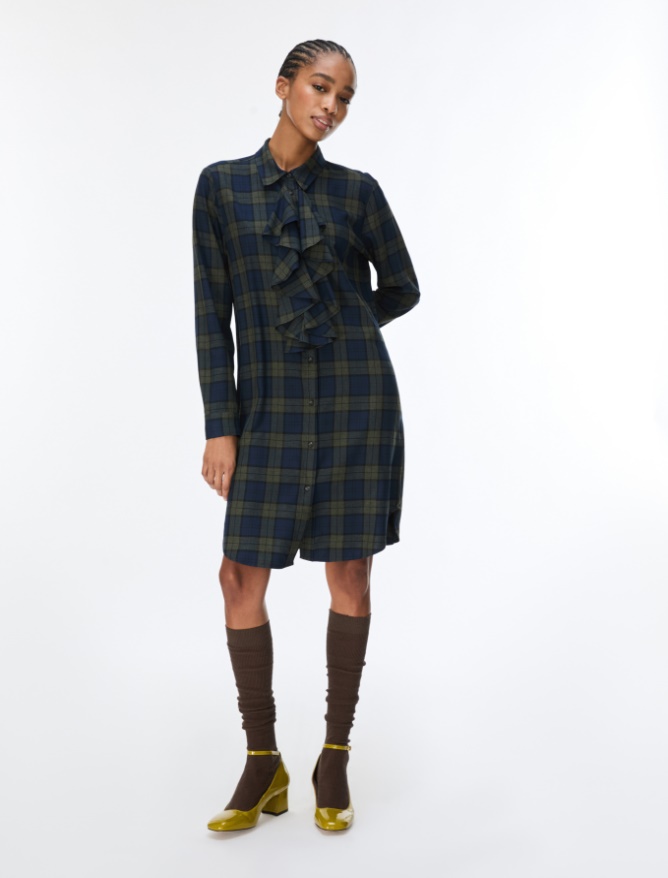 Tartan dress - iBlues - 4
