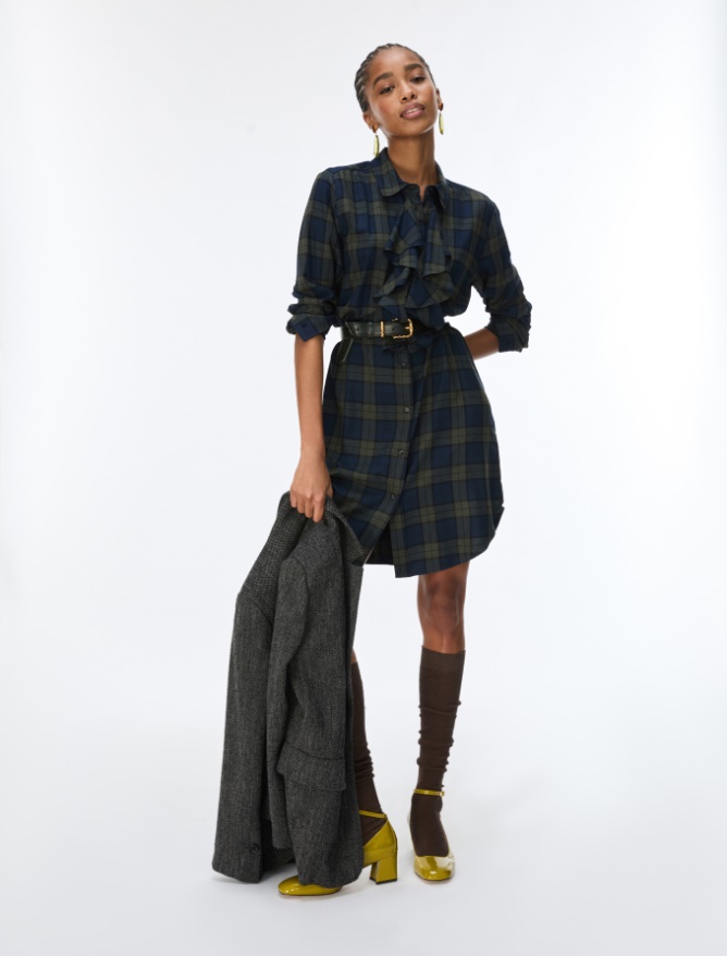 Tartan dress - iBlues
