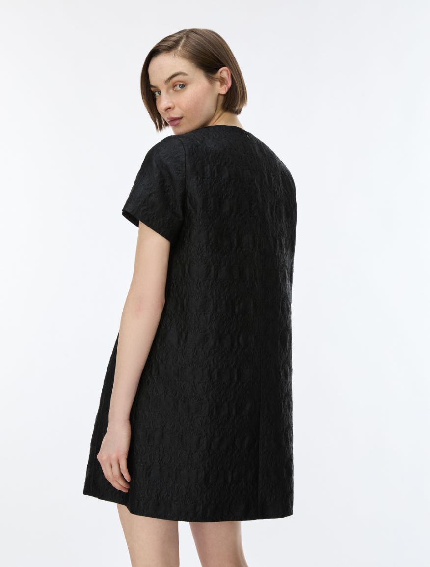 Robe jacquard - NOIR - iBlues - 2
