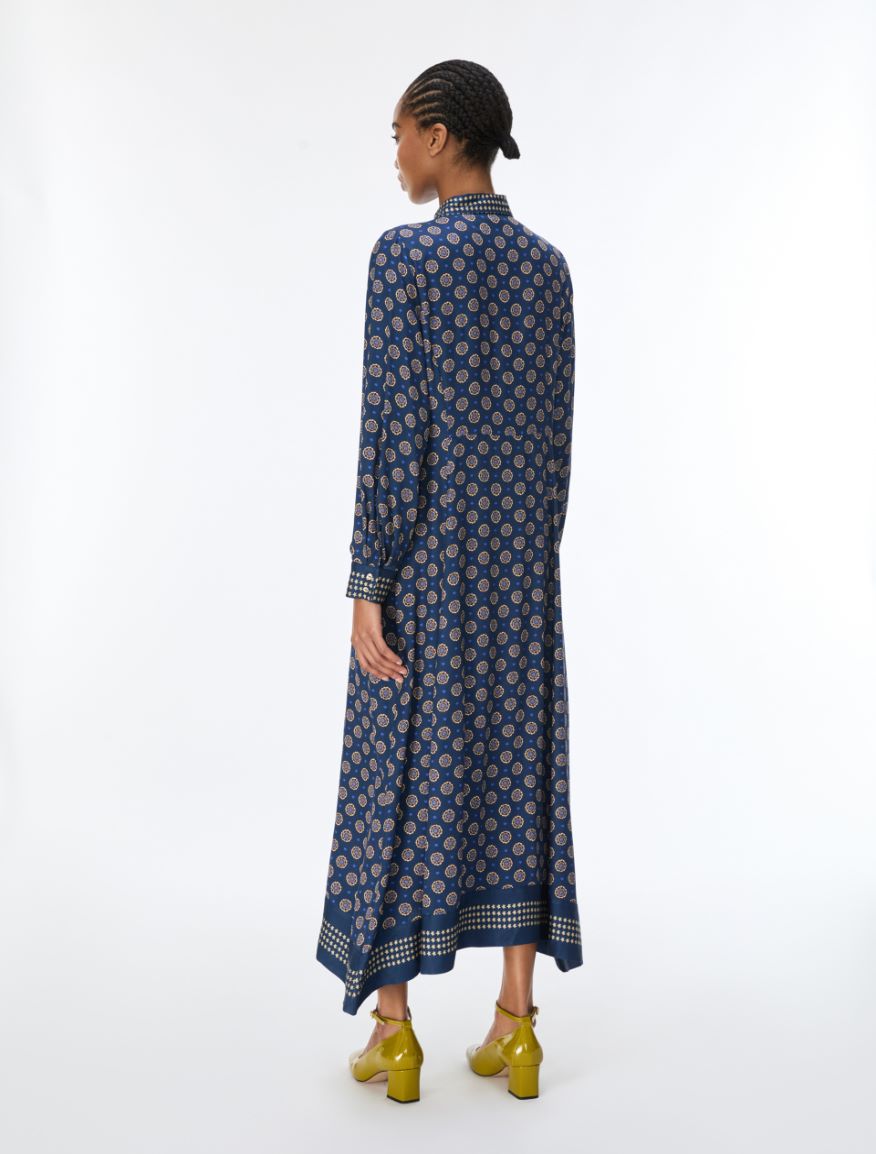 Figure-skimming dress - NAVY - iBlues - 2