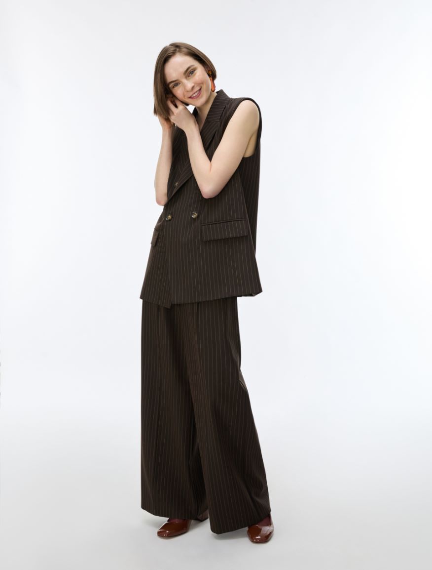 Waistcoat blazer - BROWN - iBlues - 3