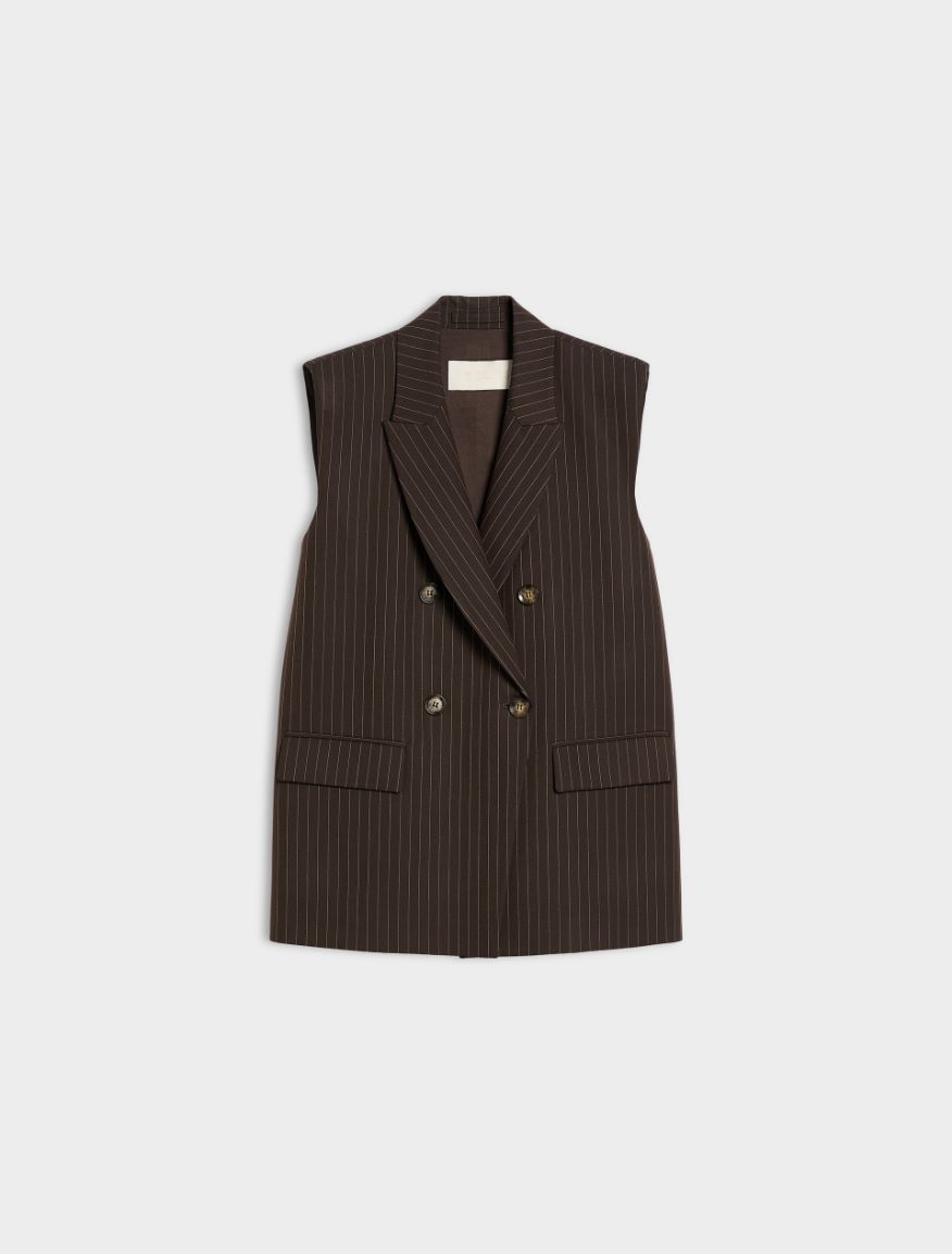 Waistcoat blazer - BROWN - iBlues - 5