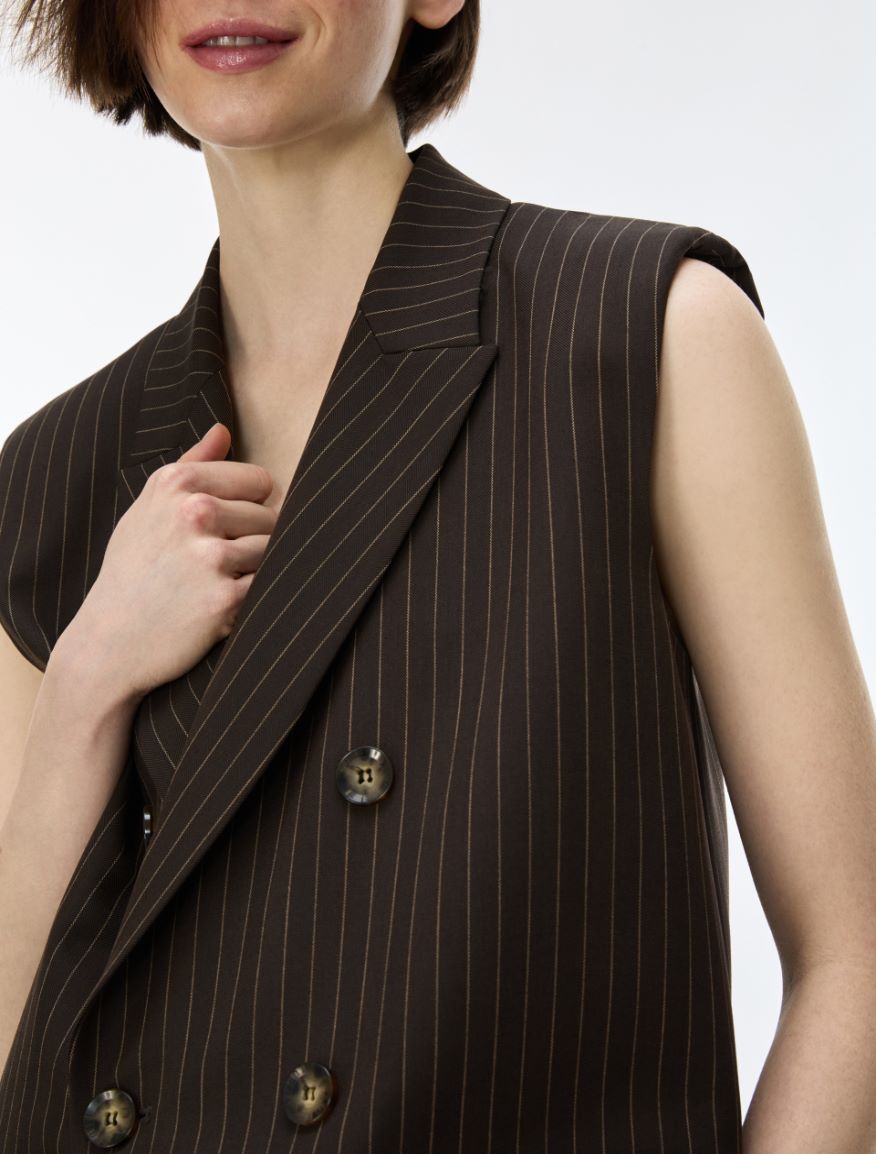 Waistcoat blazer - BROWN - iBlues