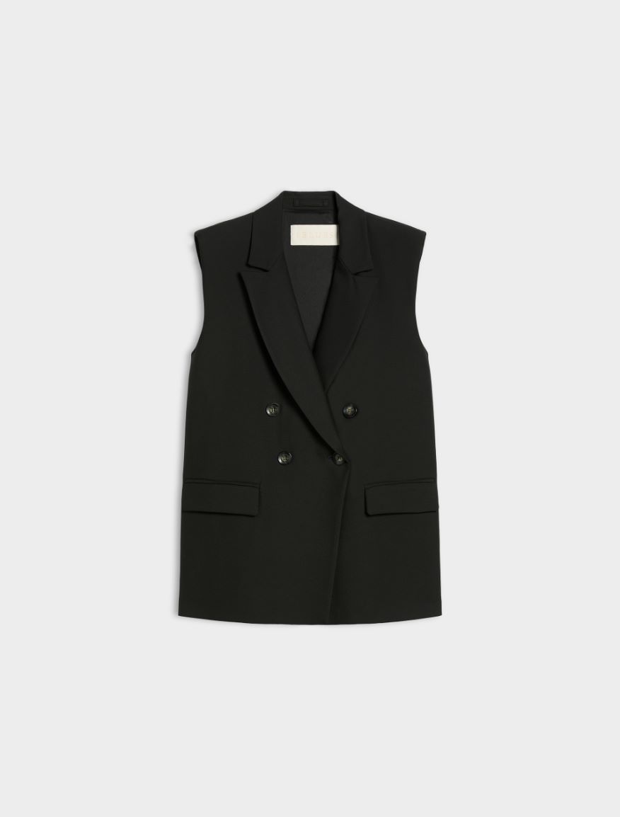 Waistcoat blazer - BLACK - iBlues - 5