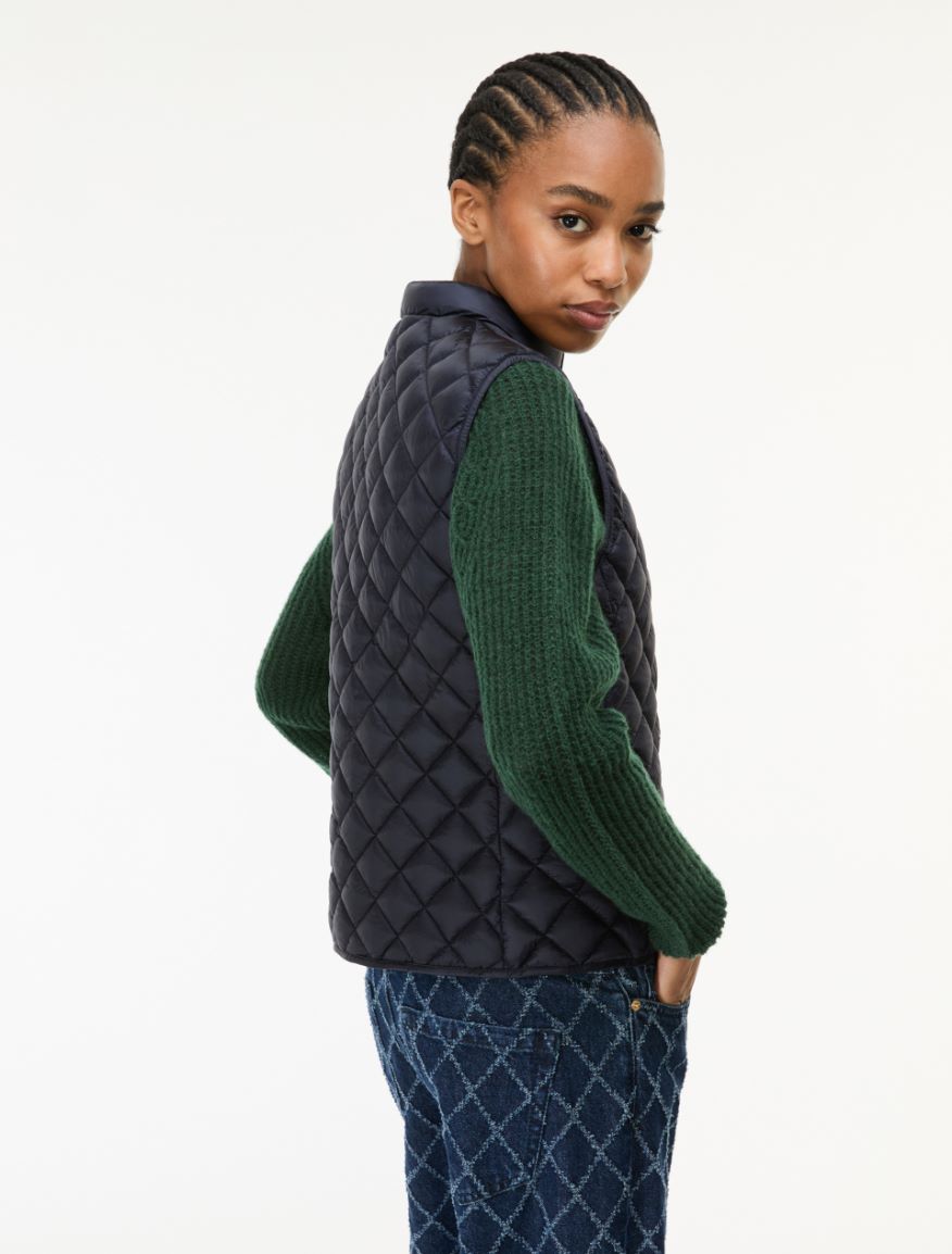 Padded gilet - NAVY - iBlues - 2