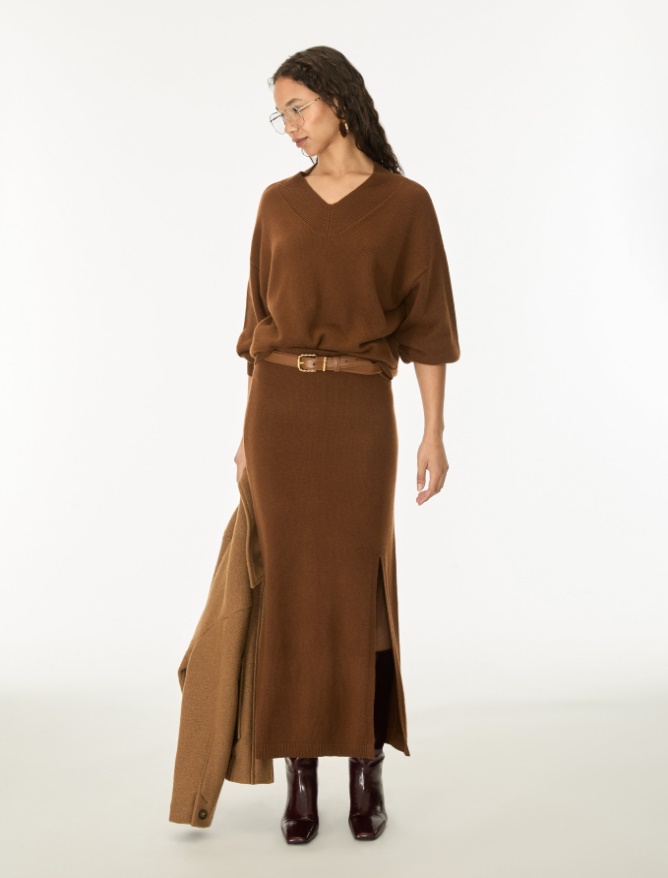 Cashmere blend skirt - iBlues - 4