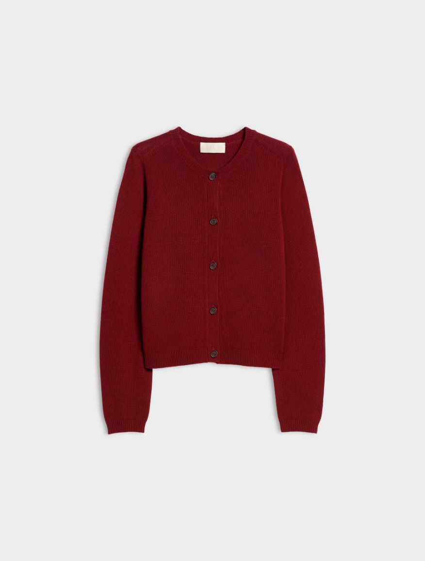 Pullover aus Kaschmir-Mischgewebe - BORDEAUX - iBlues - 5