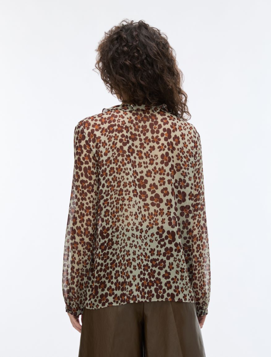 Printed gilet - SAGE - iBlues - 2