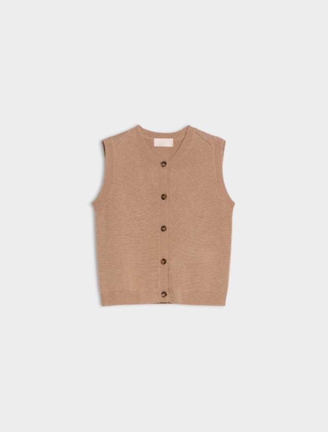 Wool and cashmere-blend waistcoat - iBlues - 5