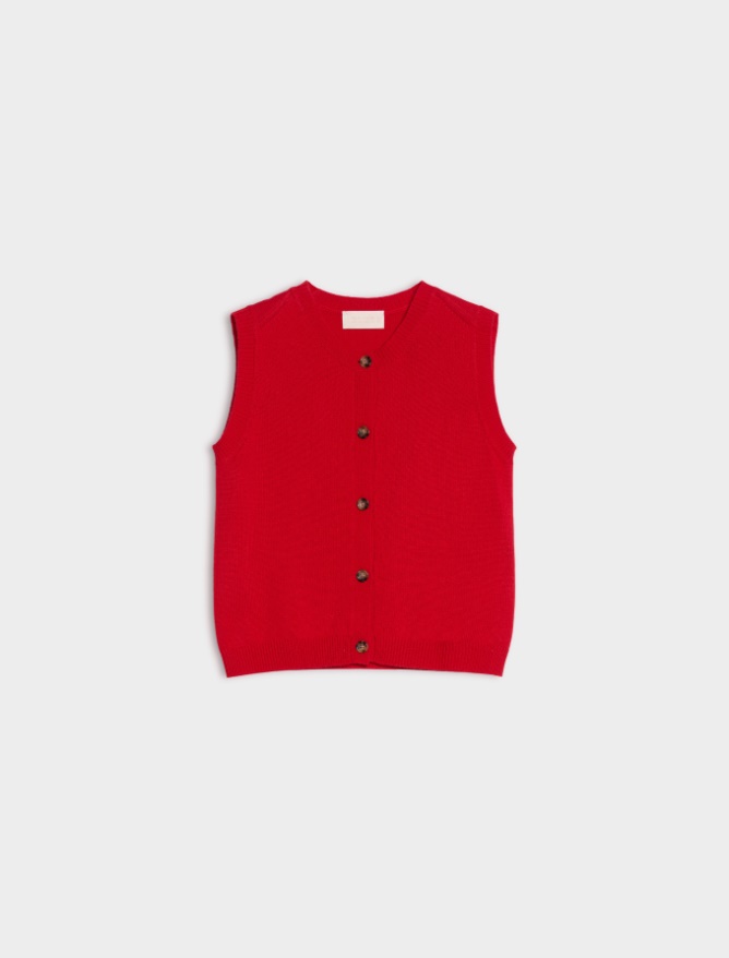 Wool and cashmere-blend waistcoat - iBlues - 5