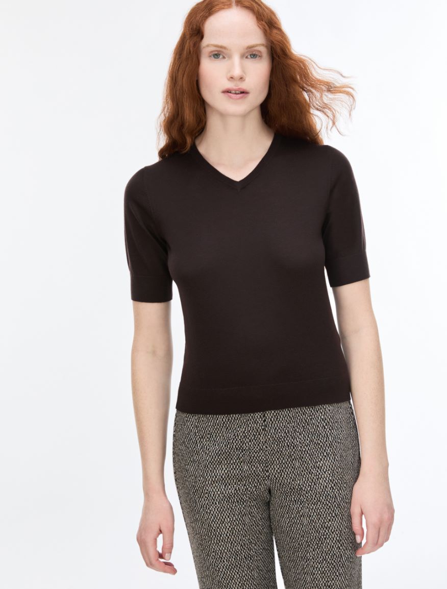 Wool jumper - DARK BOWN - iBlues - 3