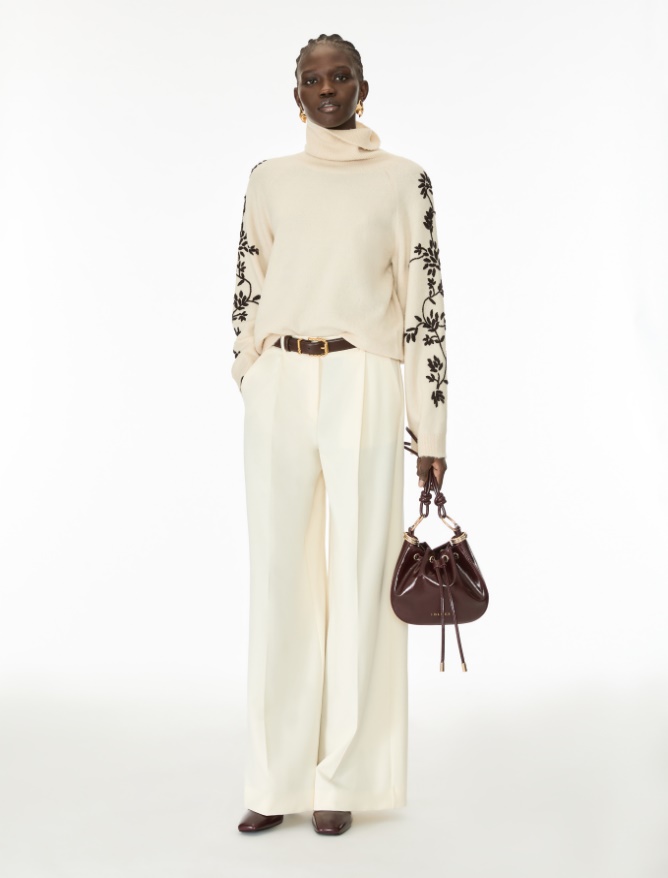 Alpaca-blend polo-neck jumper - iBlues