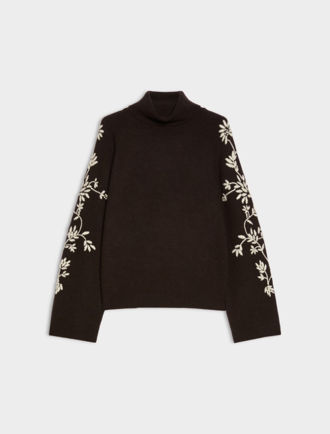 Alpaca-blend polo-neck jumper - iBlues - 5