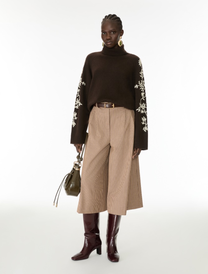 Alpaca-blend polo-neck jumper - iBlues