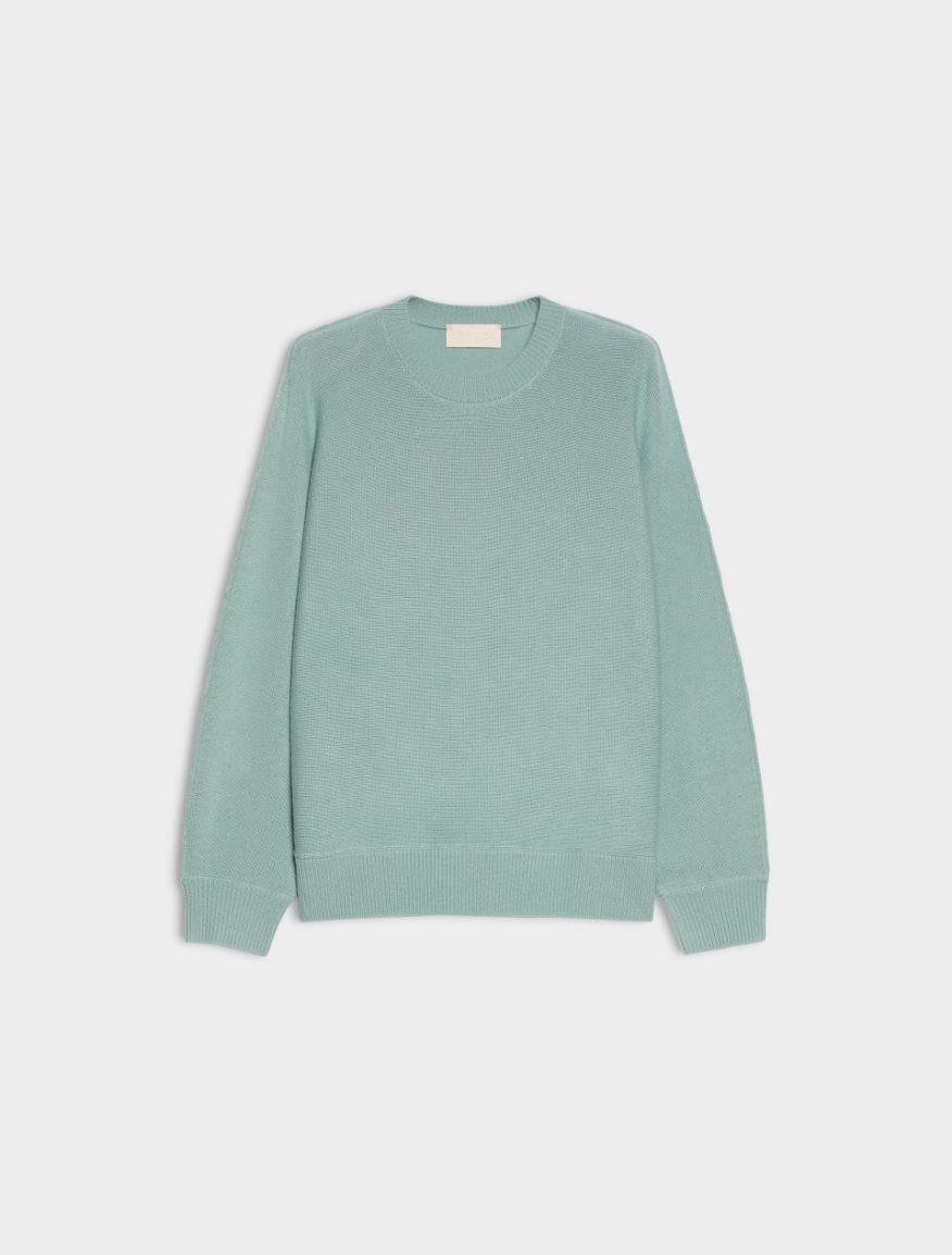 Cashmere-blend jumper - GREEN - iBlues - 5