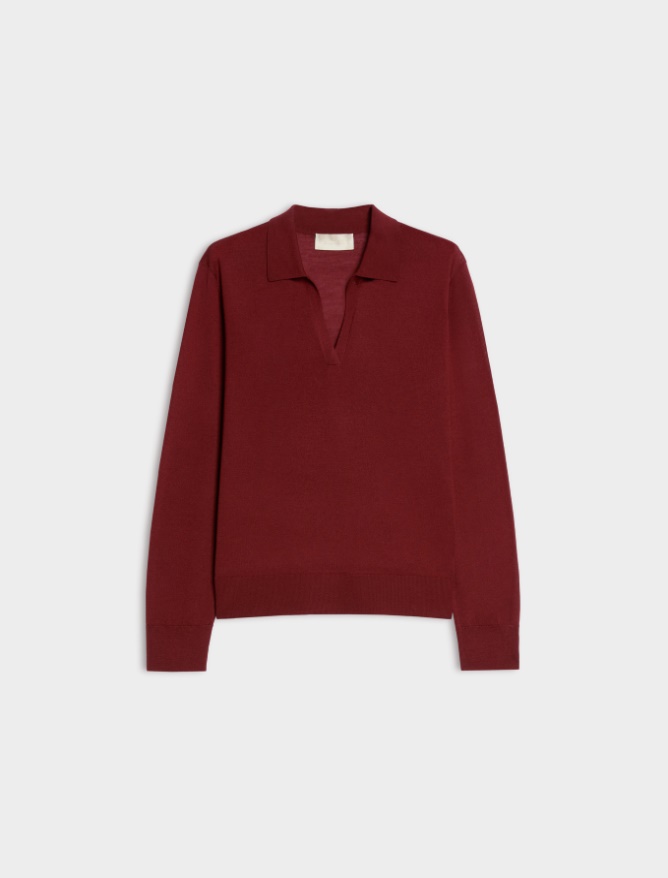 Wool polo shirt - 
