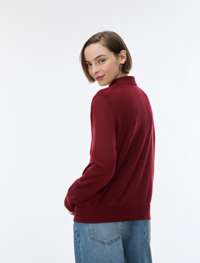 Poloshirt aus Wolle - 
