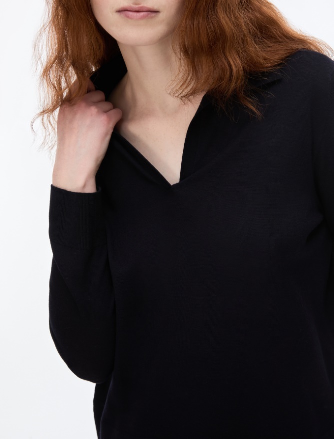 Poloshirt aus Wolle - 