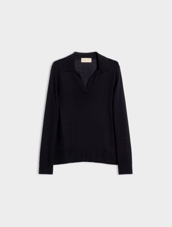 Wool polo shirt - 