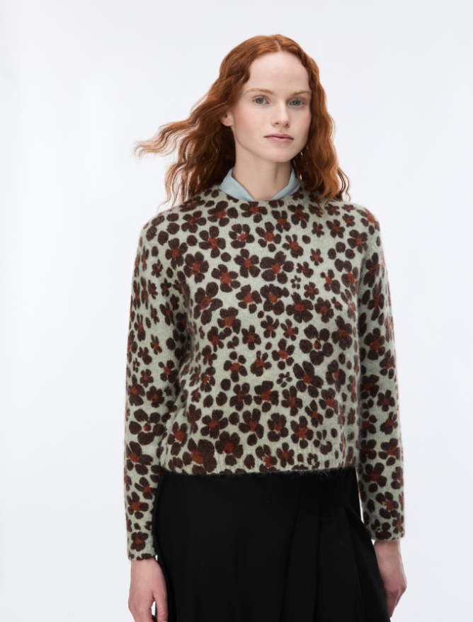 Printed yarn jumper - iBlues - 3