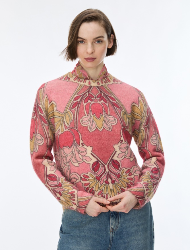 Printed yarn jumper - iBlues