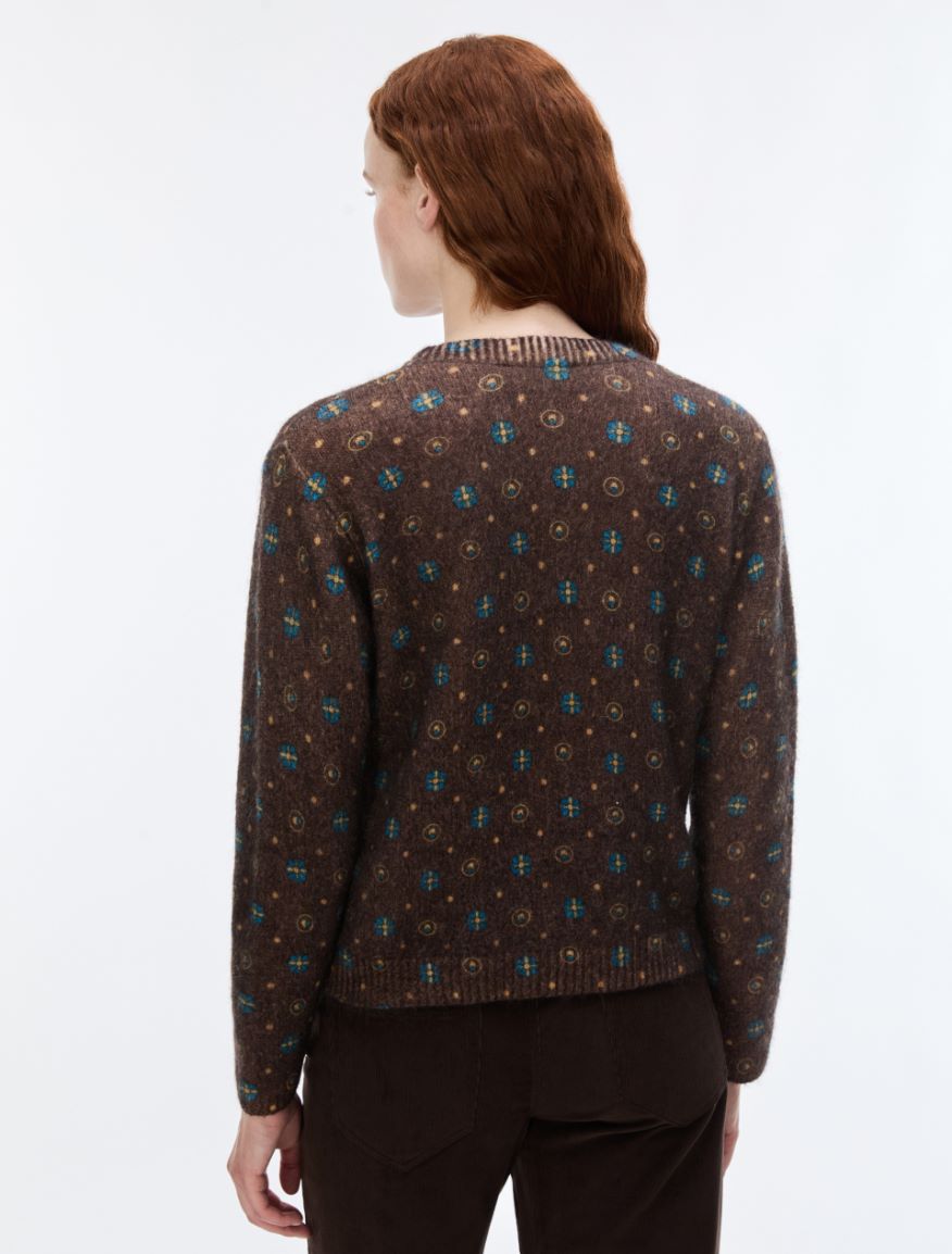 Jersey de hilado estampado - MARRON - iBlues - 2