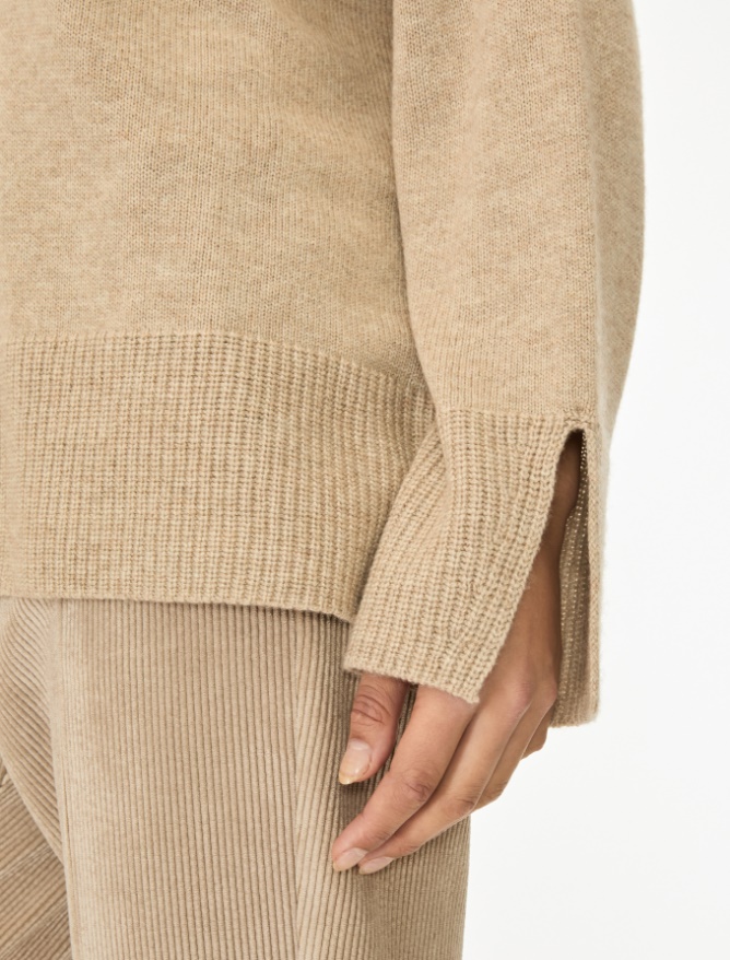 Cashmere-blend polo-neck jumper - iBlues - 3