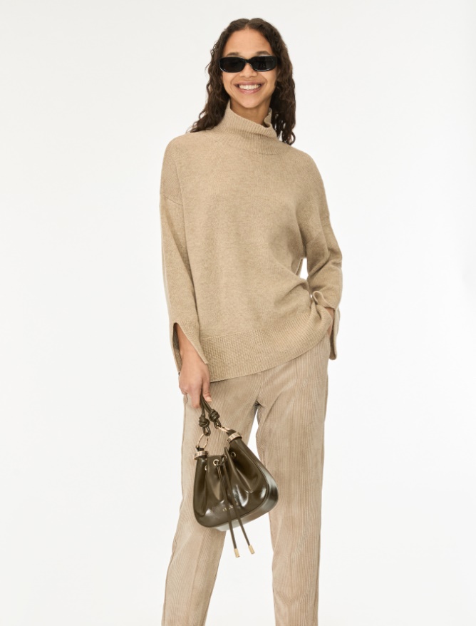 Cashmere-blend polo-neck jumper - iBlues