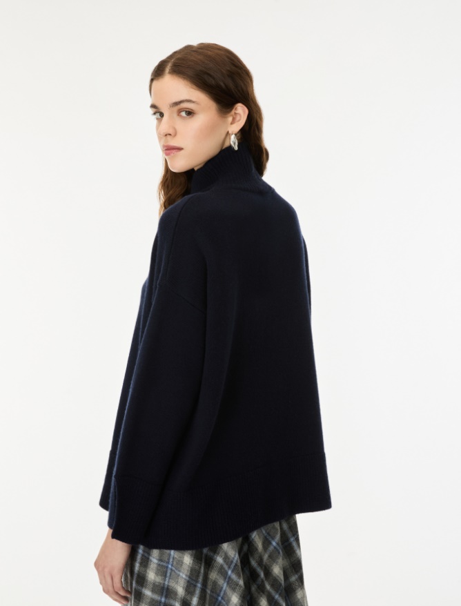 Cashmere-blend polo-neck jumper - iBlues - 2
