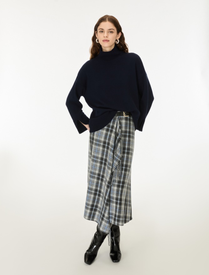 Cashmere-blend polo-neck jumper - iBlues - 4
