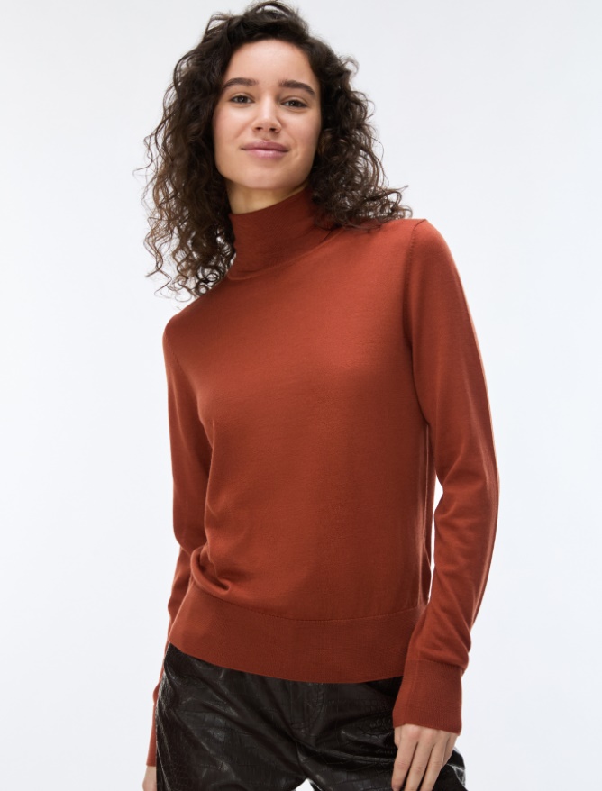 Soft polo-neck jumper - iBlues - 4