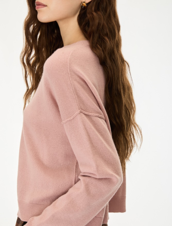 Straight-fit cashmere-blend jumper - iBlues - 3