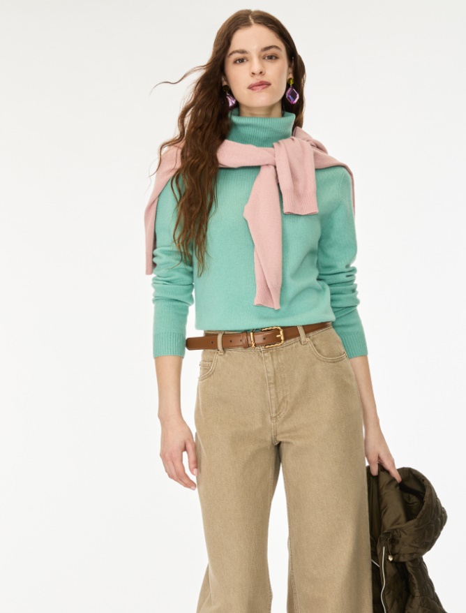 Wool polo-neck sweater - iBlues