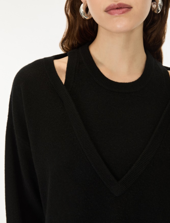 Double-neckline jumper - iBlues - 3
