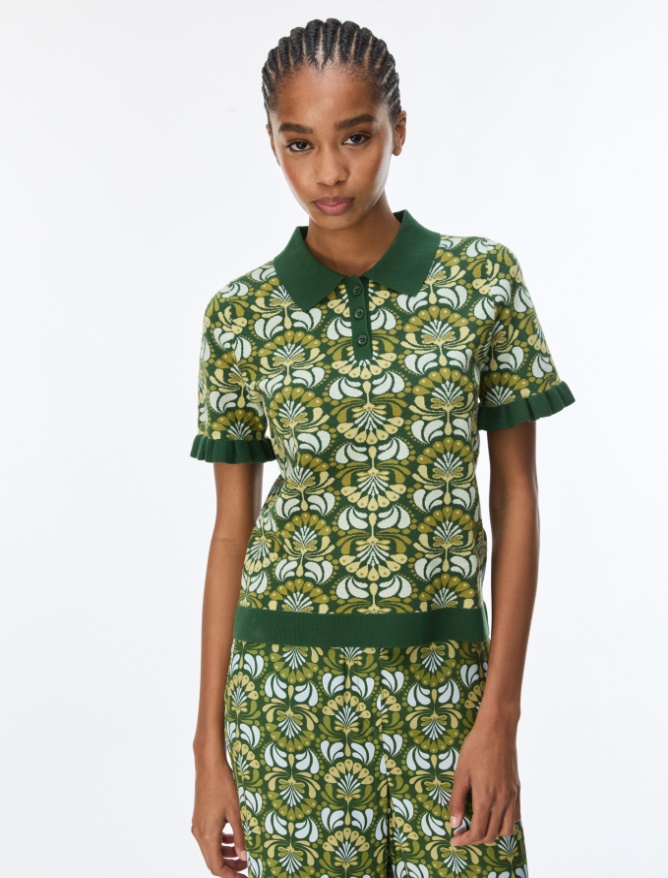 Jacquard polo shirt - iBlues