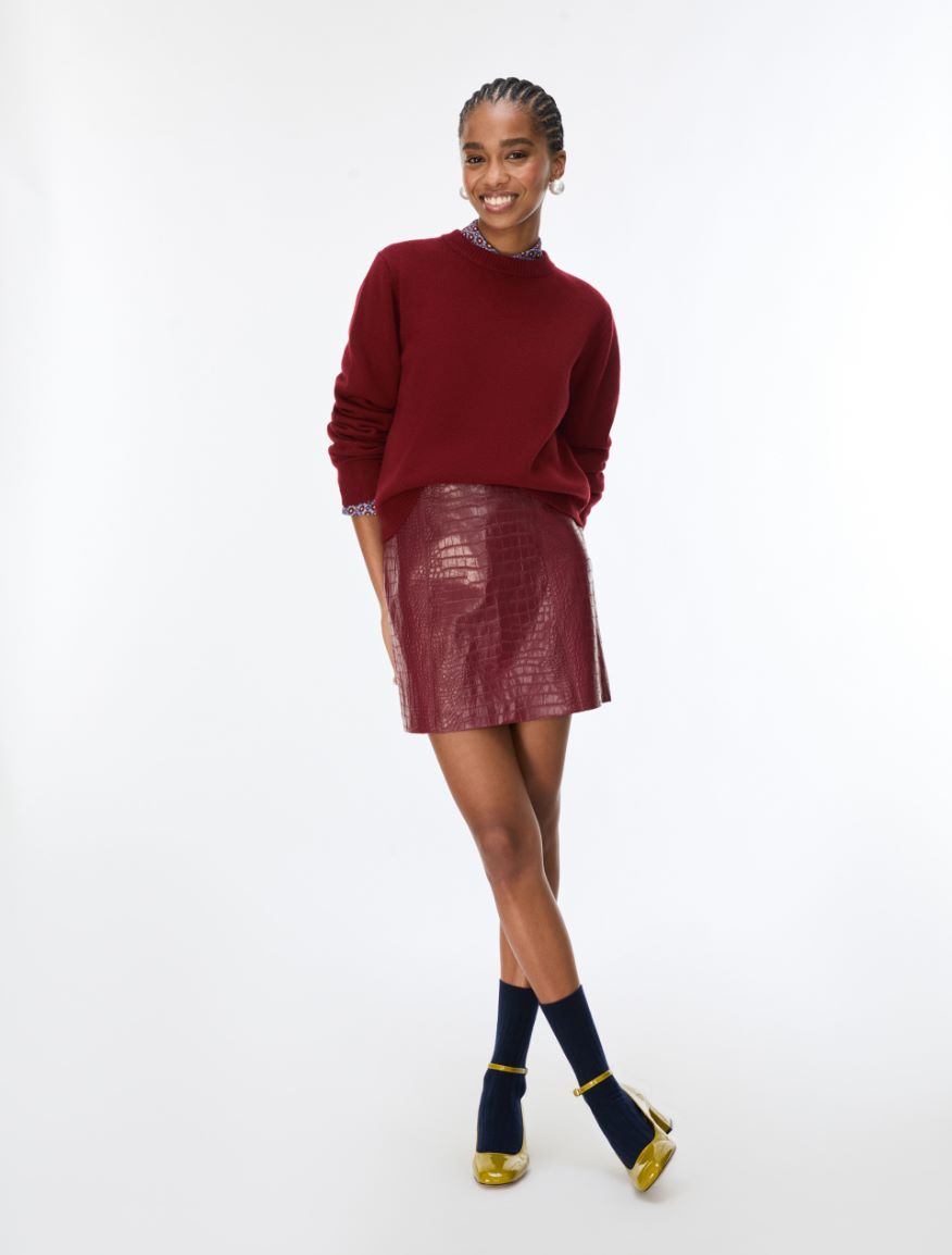 Cashmere-blend jumper - BORDEAUX - iBlues - 4