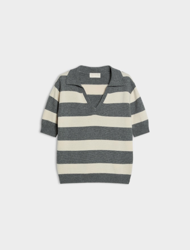 Cashmere-blend polo shirt - iBlues - 5