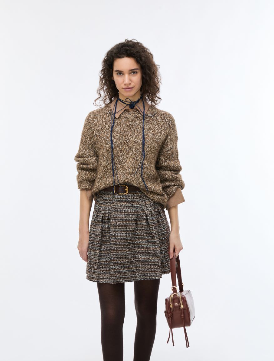 Novelty yarn jumper - COCOA - iBlues - 4