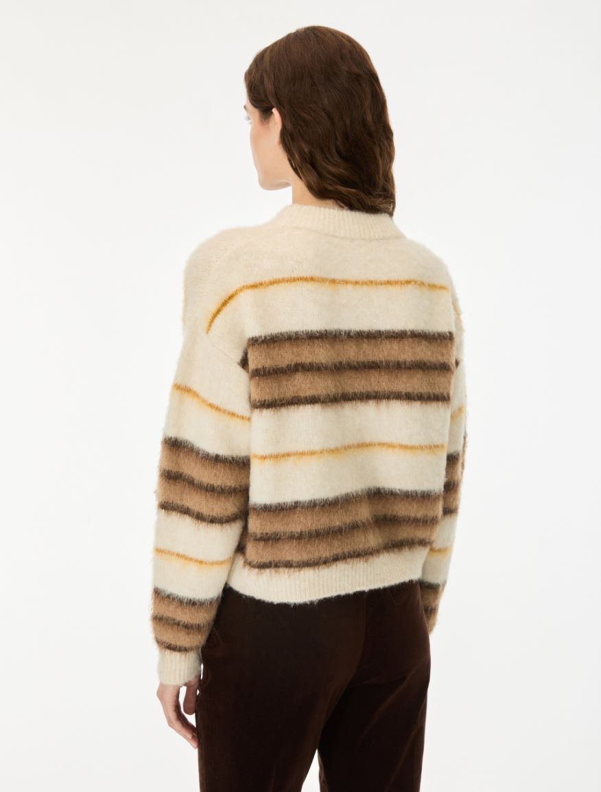 Striped jumper - CREAM - iBlues - 2