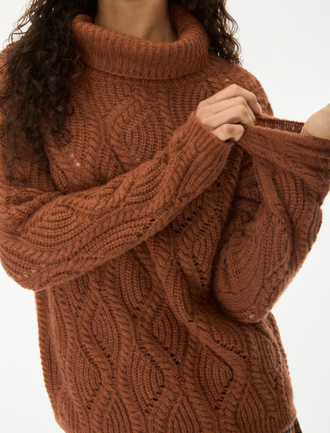 Cable-knit jumper - iBlues - 3