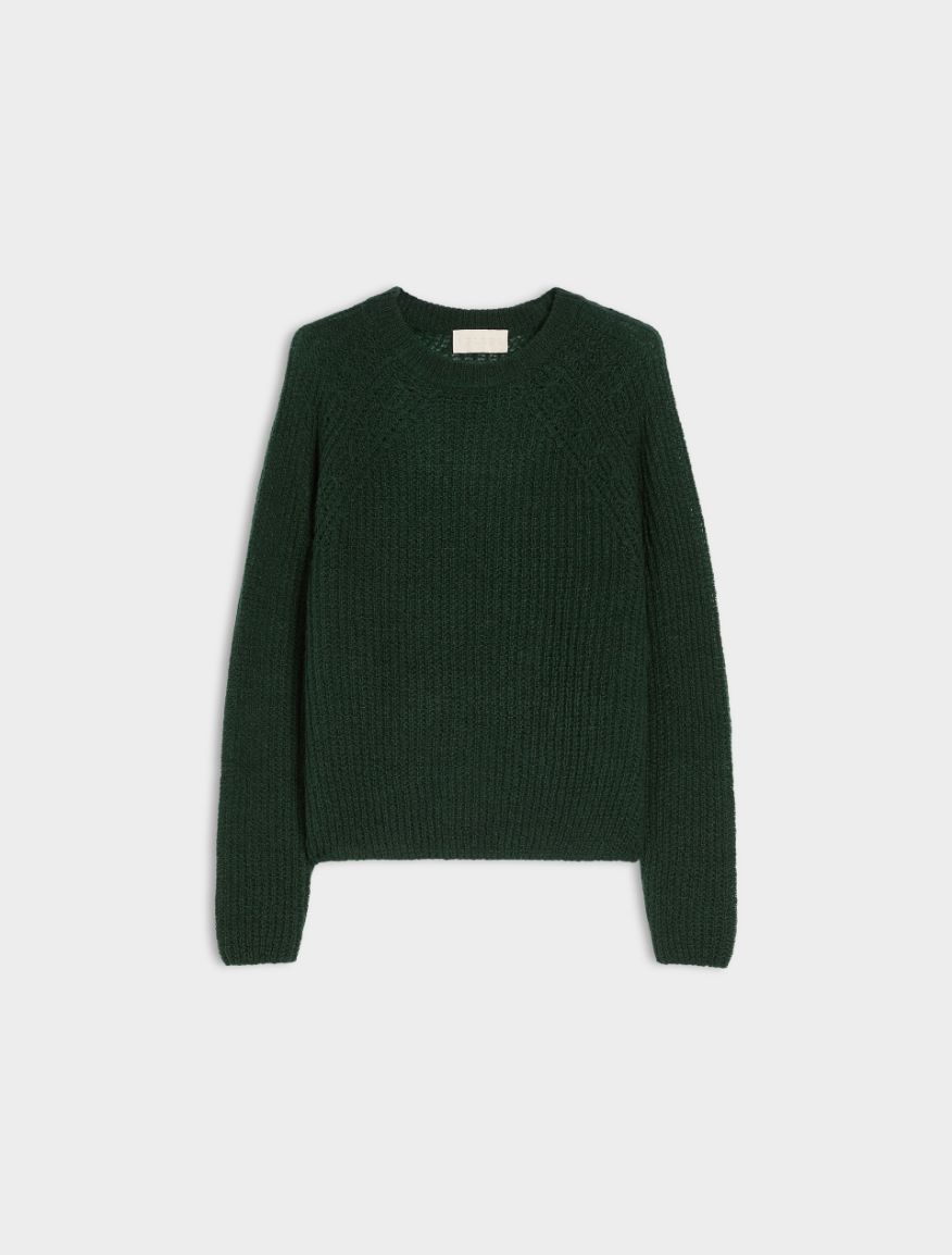 Textured jumper - EMERALD - iBlues - 5